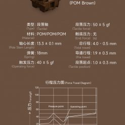 Akko Cs Pom Switch Brown Thong So Spec