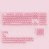 Akko Keycap Set Pink Asa Clear 01