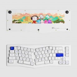 Ban Phim Akko Acr Pro Alice Plus Spray Painted White 09