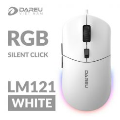 Chuot Gaming Dareu Lm121 Rgb Silent Click White 600x600